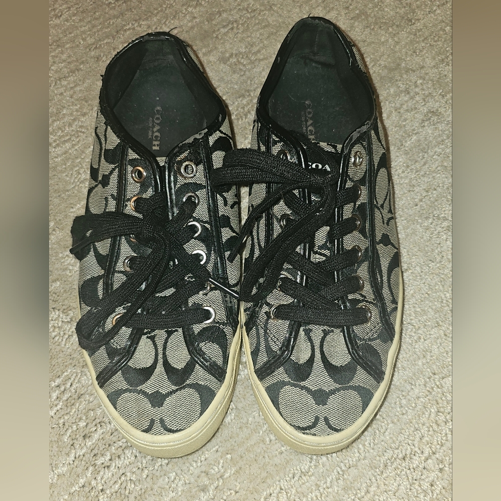 Black/Grey COACH Shoes